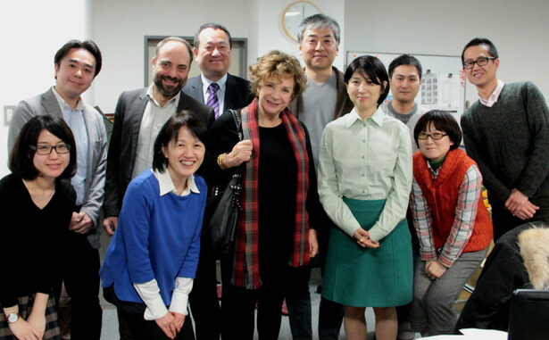 モンテヴェトラーノ社シルヴィア インパラートさんとグイド グロッピ氏、ジャーナリスト宮嶋勲氏