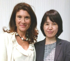 ヴァッレ デラカーテ　オーナーのガエターナさんと