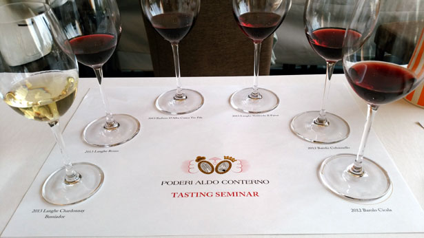 アルドコンテルノ試飲ワイン