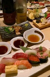 寿司とアマローネ