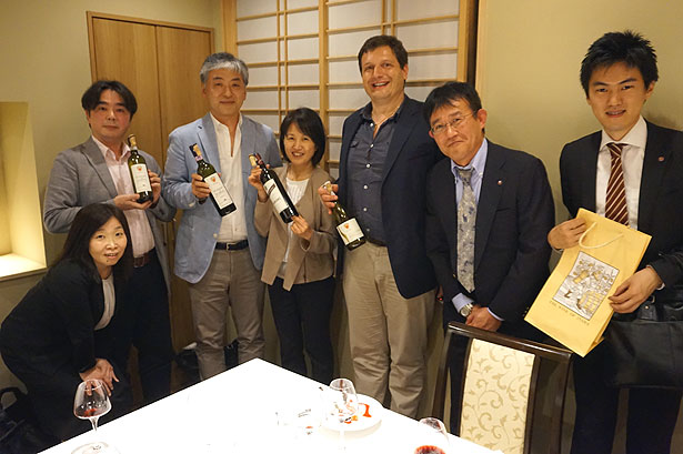 モリスファームズオーナーのジュリオパレンティーニ氏と