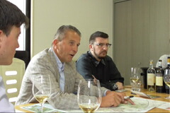 インタビュー中