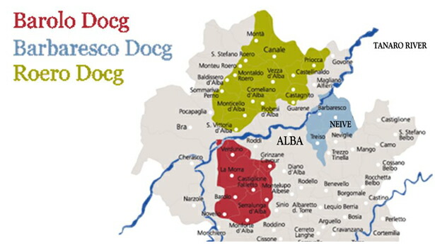 DOCG地図