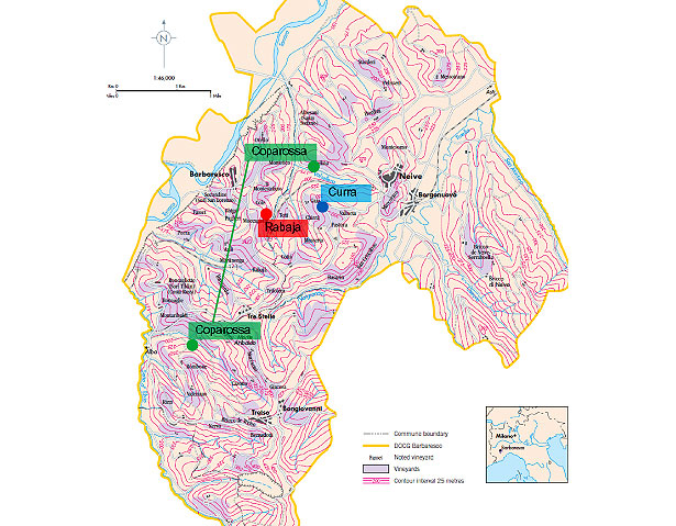 ブルーノロッカ畑の地図