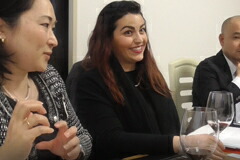 インタビュー中