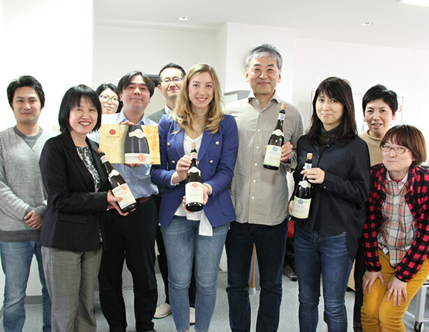 エミディオ ペペ社 キアラ ぺぺさんとトスカニースタッフ