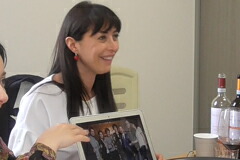 インタビュー中