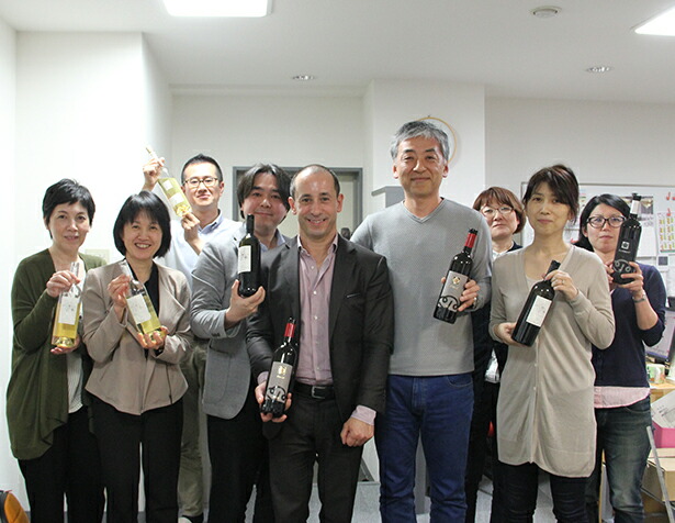 パーラ社 ファビオ アンジュス氏とトスカニースタッフ