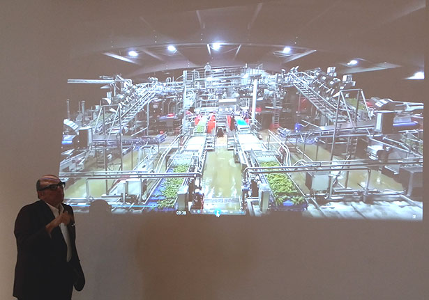 カデルボスコブドウ洗浄ライン