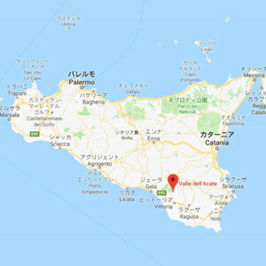 シチリア地図