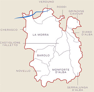 バローロの11コムーネ