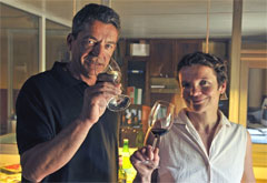 カペッツァーナの醸造担当ヴィットリオ氏とベネデッタさん
