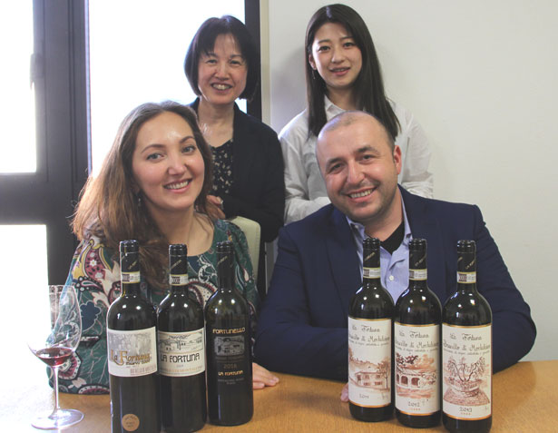 ラフォルトゥーナ社オーナー、アンジェロさんシモーナさん夫妻