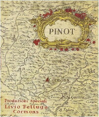 リヴィオフェッルーガの最初の地図ラベル