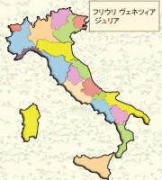 イタリアの地図