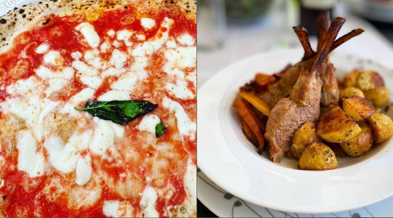 マルゲリータと仔羊のロティ