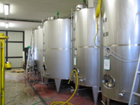 白ワイン用ステンレスタンク