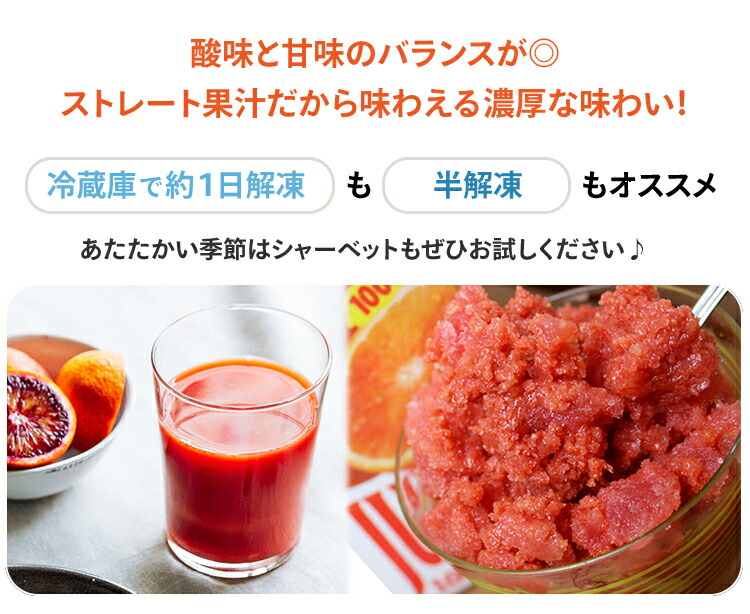 半解凍の濃厚シャーベット