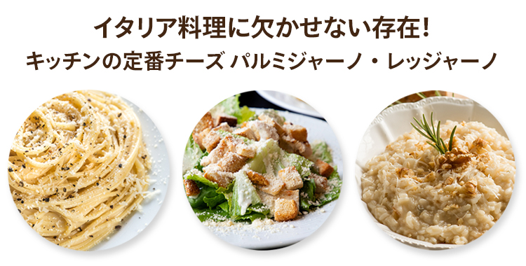 イタリア料理には欠かせないパルミジャーノ