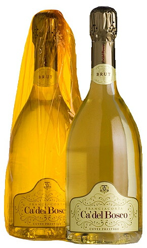フランチャコルタ ブリュット キュヴェ プレステージ包装ボトル
