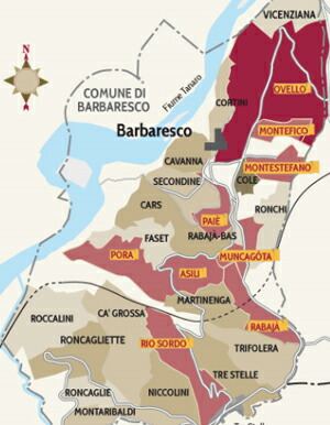 プロデュットーリデルバルバレスコクリュ地図
