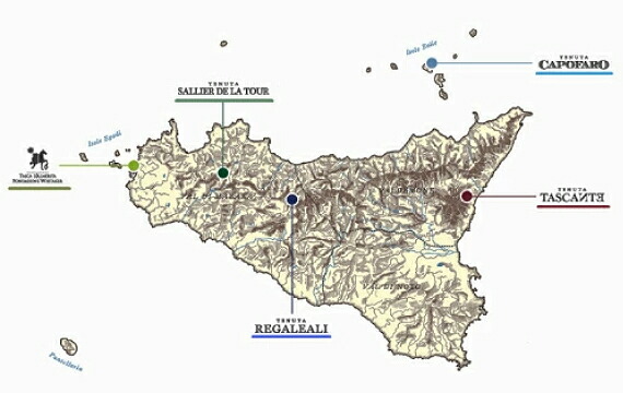 5つのテヌータ地図
