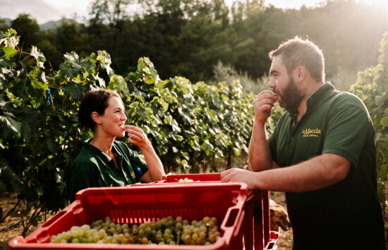 現当主カルロッタとフルヴィオ