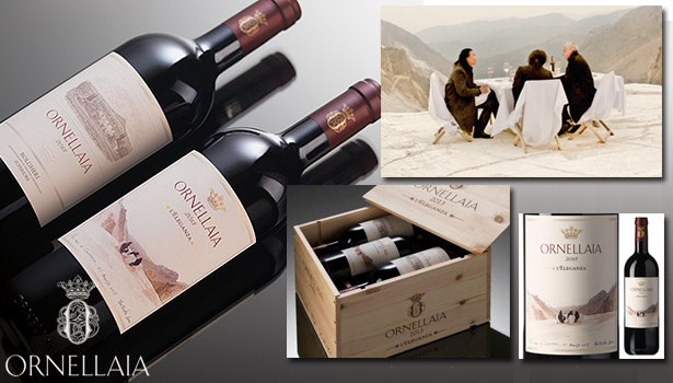 オルネッライア2013 6本セット　もれなくオルネッライア限定ラベル「エレガンツァ」1本プレゼント! 